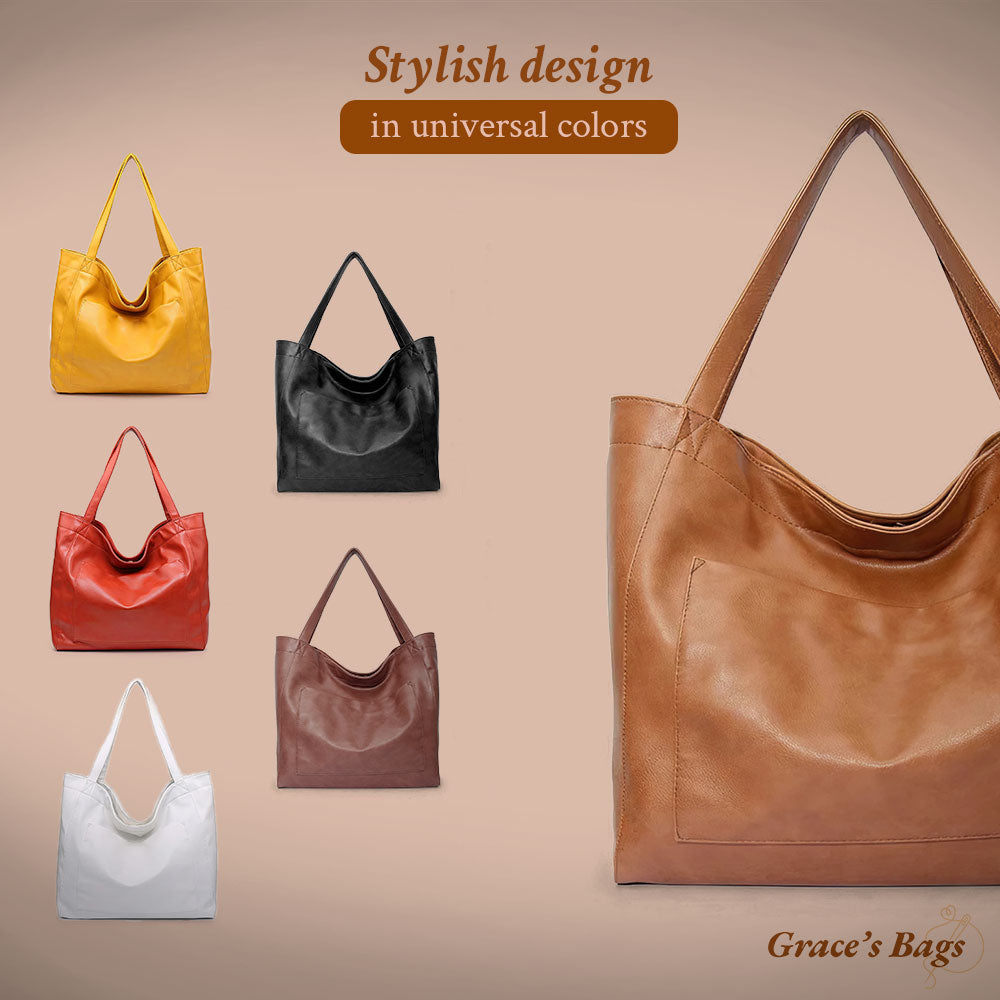 Grace's Luxe Grandeur | Weiche Schultertasche